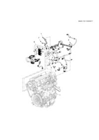 84252666-WIRE, ENGINE