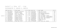 10105AB530-GSKT&SEAL SET-ENG