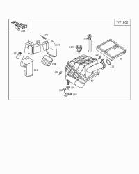 1040940204-AIR FILTER ELMT-C(W204)D