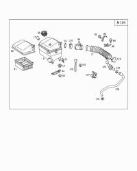6380900151-AIR FILTER ELMT-C(W204)D