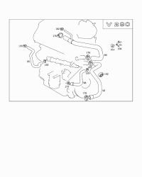 6385011482-RADIATOR HOSE W124/E200/E220