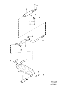 30676608-ACTROS COMPRESSOR SILENCER