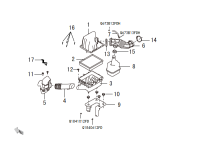 1132011XKZ13A-HOSE-AIR INTAKE