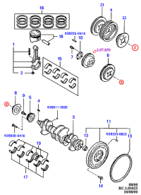 M803411215-NUT CONROD
