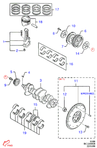 MB3H711210-LINKASSY-REARSTABI