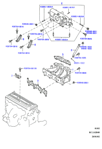 MB3H713100A-MANIFOLD INTAKE