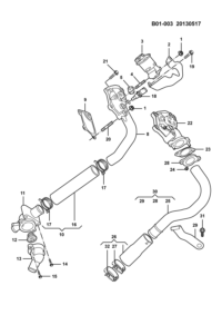 23867882-VALVE ASSY-EGR
