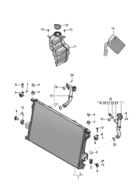 971121253B-RADIATOR VW-BORA/AUDI/SKODA