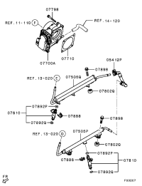 1450A098-THROTTLE BODY ASSY