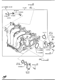 Z68113100A-MANIFOLD INTAKE