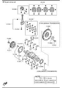 P50111400-PULLEY, CRANKSHAFT