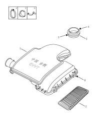 2032018600-AIR FILTER ELMT-C(W204)D