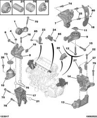 1846C7-ENGINE MOUNTING