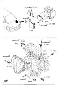 LF6G18881A-MODULE,POWERTRAIN CONTROL