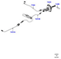 6G917T504AB-HOSE ASSY-EGR COOLER,OUT
