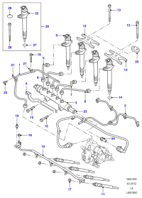 LR004500-BOLTRR SUSP STABILIZER