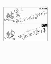 0101547502-ALTERNATOR 14V/150A-S(W220)199