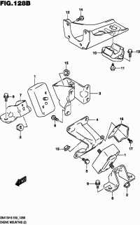 1161081A10-MOUNTING, ENGINE FRONT