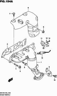 1411076J21H02-MANIFOLD, EXHAUST