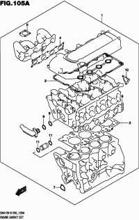 1114169G03-CYL HEAD VQ20DE (S) R SET