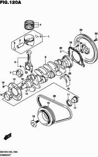 1215185FA0-PIN PISTON O.S
