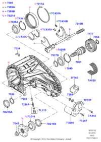 BC3Z7B215A-GASKET,W.PUMP INLET