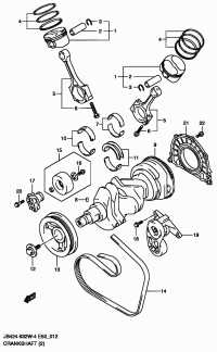 1214079K00-RING SET-PISTON