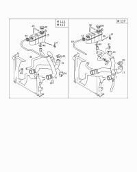 2205013982-RADIATOR HOSE W124/E200/E220