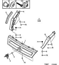 7804E4-GRILLE RADIATOR