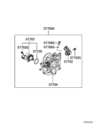 MD369617-THROTTLE BODY ASSY