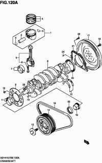 1261064J00-PULLEY, CRANKSHAFT