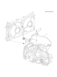 22830153-Tube, oil cooler inlet