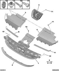 7804Q2-GRILLE RADIATOR