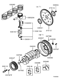 MD346026-CRANKSHAFT