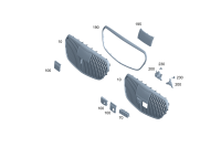 22388045009040-GRILLE RADIATOR