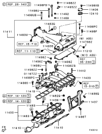 MD364438-MANIFOLD INTAKE