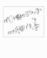 0091543302-ALTERNATOR 14V/150A-S(W220)199