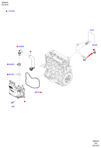 DS7E6758CA-INLET,WATER PUMP