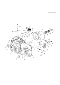 24241990-Plug (24241990*08654382), automatic transmission oil pressure test hole
