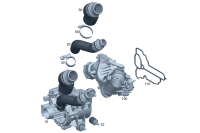 2542003000-WATER PUMP-AUDI A5/A6/A7