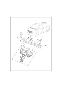 C00092905-GRILLE ASSY-FRONT