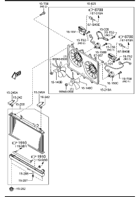CY0315210C-COWLING,RADIATOR