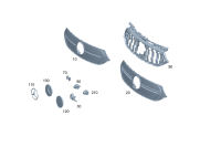 2438808502-GRILLE RADIATOR