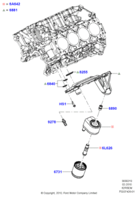 AC3Z6840A-GASKET,W.PUMP INLET