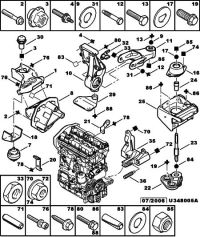 1839A9-ENGINE MOUNTING