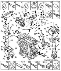 1807J3-ENGINE MOUNTING
