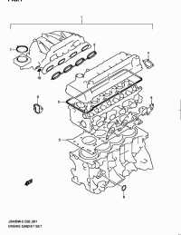 1114177E02-CYL HEAD VQ20DE (S) R SET