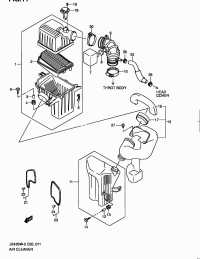 1378065J00-ELEMENT, AIR CLEANER ATK412