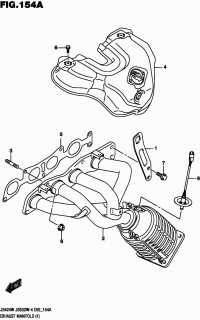 1411078K01H02-MANIFOLD, EXHAUST