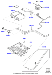 F7DZ9F945AB-VALVE ASSY-VTC